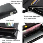 Menbense Fashion Business Simple Handbag PU Large Capacity Male Wallet - Image 3