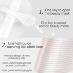 LED Beauty Mask IPL Spectrometer Photon Beauty Skin Rejuvenation Instrument - Image 4