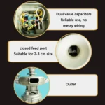 Household Electric Grain Particle Crushing Mill, US Plug, Power: - Image 4