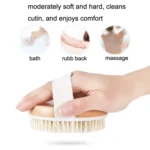 PPR Soft Bead Handleless Massage Bristle Bath Brush - Image 6