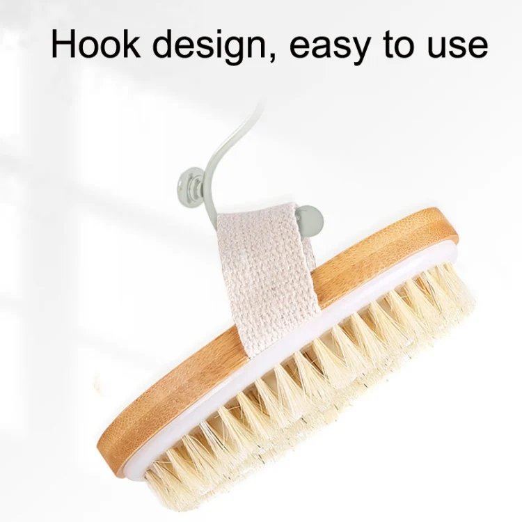 TBD0602251001_B4.webp PPR Soft Beaded Boar Bristle Handleless Oval Massage Bath Brush - Image 5