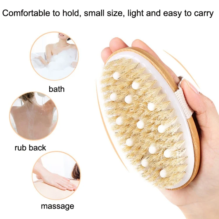 TBD0602251001_B5.webp PPR Soft Beaded Boar Bristle Handleless Oval Massage Bath Brush - Image 6