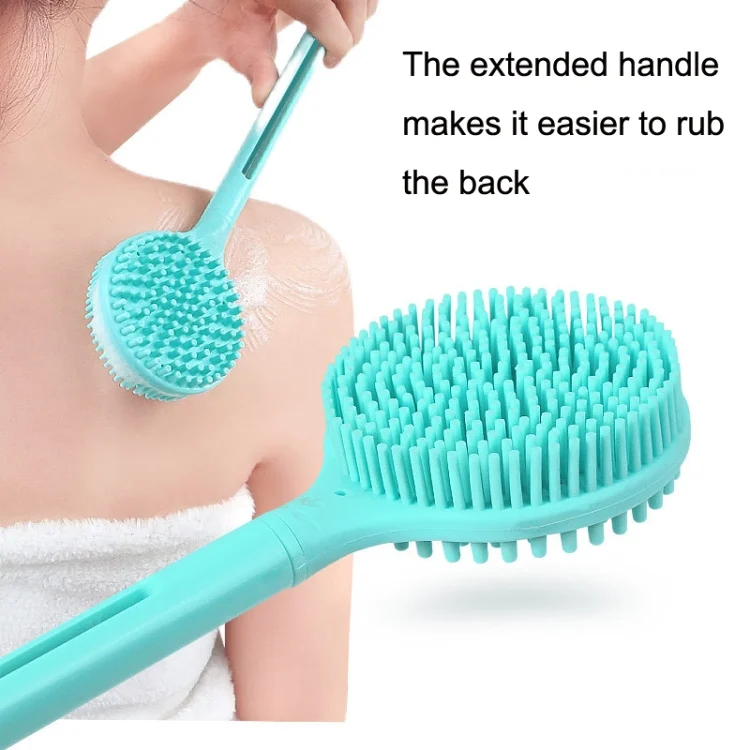 TBD0602251101_B5.webp Silicone Massage Long Handle Double Sided Bath Brush - Image 6
