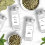 216 PCS Spice Jar Label Stickers Waterproof Oil Proof Kitchen Spice Jar Label - Image 4