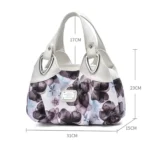 722 Women Soft Leather Handbag - Image 3