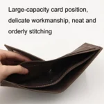 MenBense Short Multi-Card Fashion Casual Matte Wallet - Image 5