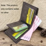 MenBense Short Multi-Card Fashion Casual Matte Wallet - Image 7