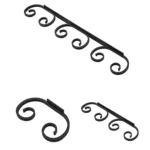 Household Punch-free Red Wine Glass Upside Down Rack, Style: - Image 2