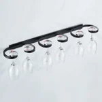 Household Punch-free Red Wine Glass Upside Down Rack, Style: - Image 6