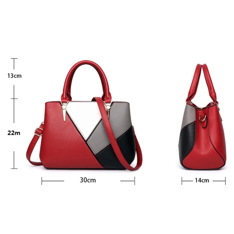 TBD0602260101_B2.webp A51 PU Colorblock Ladies Handbag - Image 3