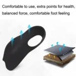 1 Pair Flat Foot Bow Corrected XO Leg Orthopedic Insole, Size: M (White) - Image 5