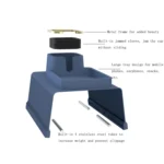 Sofa Armrest Car Seat Armrest Silicone Coaster Heat Insulation Anti-scalding Cup Holder - Image 3