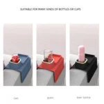 Sofa Armrest Car Seat Armrest Silicone Coaster Heat Insulation Anti-scalding Cup Holder - Image 6