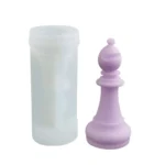 2 PCS Chess Aromatherapy Candle Silicone Mold Crystal Epoxy Mold