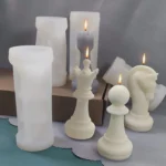 2 PCS Chess Aromatherapy Candle Silicone Mold Crystal Epoxy Mold - Image 5