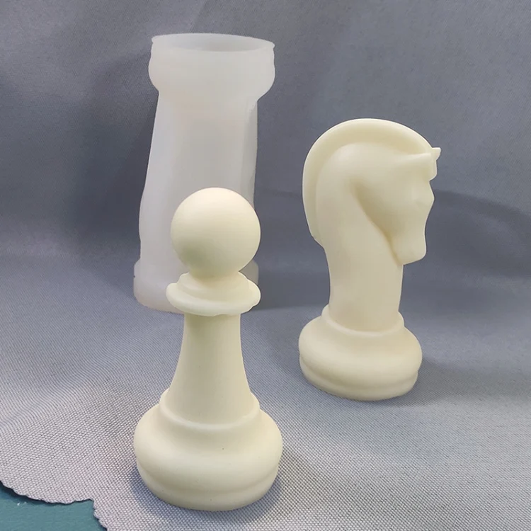 TBD0602263201_B5.webp 2 PCS Chess Aromatherapy Candle Silicone Mold Crystal Epoxy Mold - Image 6