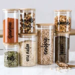 168 PCS Pantry Storage Stickers Waterproof and Oil-proof Food Label Stickers - Image 5