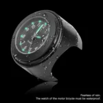 Aluminum Alloy Plating Motorcycle Handlebar Clock - Image 5