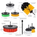 Universal Rod Cleaning Dust Removal Polishing Electric Drilling Brush Set - Image 3