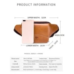 BULL CAPTAIN Cowhide Waist Bag Large Capacity Multifunctional Wallet For Men - Image 2