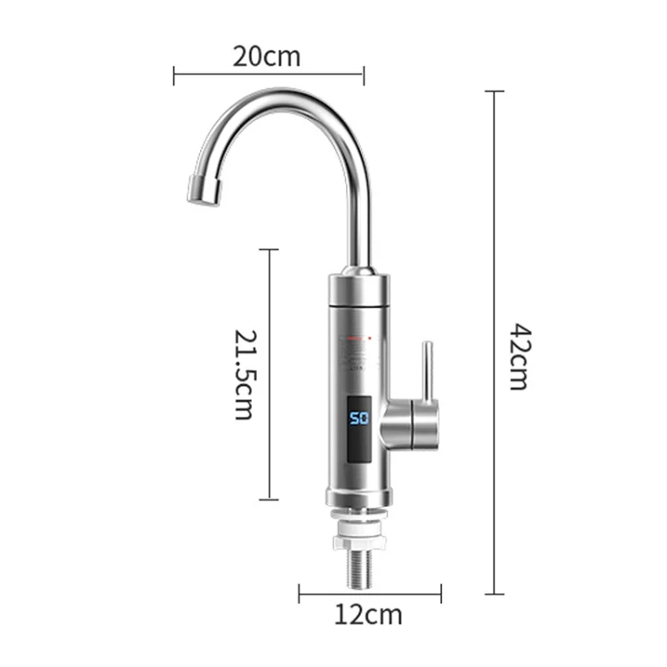 TBD0602271901_B1.webp Household Kitchen Electric Hot Water Fauce EU Plug, Style: - Image 2