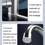 Household Kitchen Electric Hot Water Fauce EU Plug, Style: - Image 4
