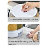 Kitchen Divider Rotating Cereal Storage Box - Image 6