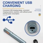 SPORTSMAN Metal Aluminum Tube Body Rechargeable Nose Hair Device, Style: - Image 4