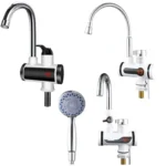 Kitchen Hot and Cold Dual-use Instant Faucets EU Plug, Style: - Image 2