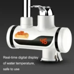 Kitchen Hot and Cold Dual-use Instant Faucets EU Plug, Style: - Image 4