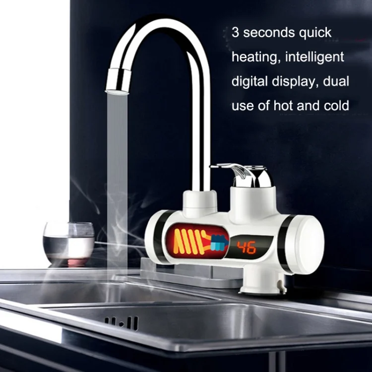 TBD0602274201_B4.webp Kitchen Hot and Cold Dual-use Instant Faucets EU Plug, Style: - Image 5