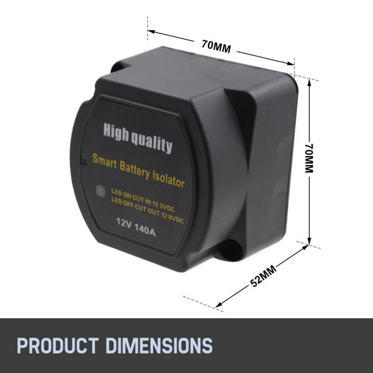 TBD06022744_2.webp 12V 140A Route Yacht Off-Road Car Beach Car Double Battery System Voltage Sensitive Relay - Image 3