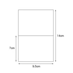 50 PCS Hot Stamping Embossed Birthday Card - Image 3