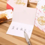 50 PCS Hot Stamping Embossed Birthday Card - Image 7