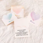100 PCS A368 Heart Shape Thanks Greeting Card - Image 5