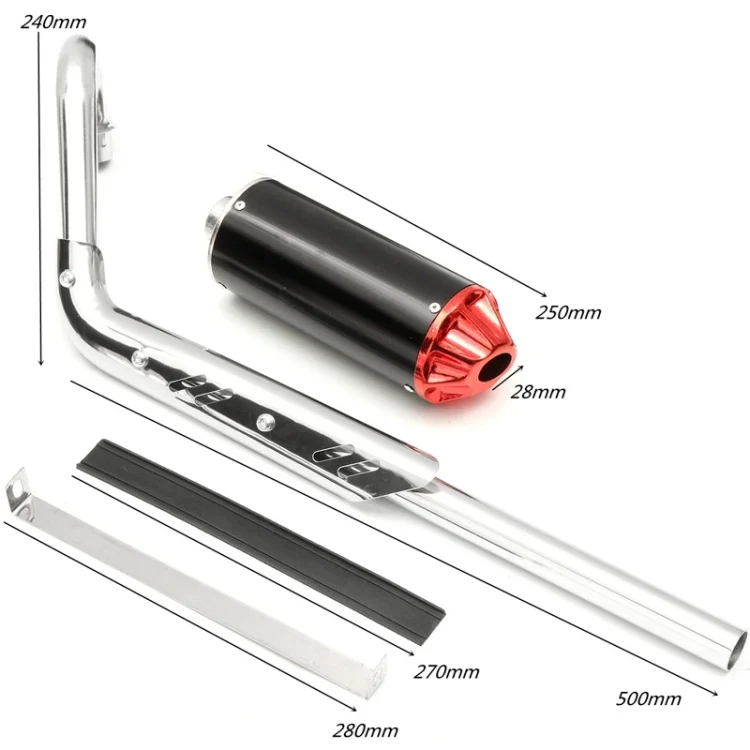 TBD06022814_2.webp Off-Road Motorcycle Aluminum Alloy Exhaust Pipe Muffler - Image 3
