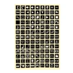 Car Button Luminous Sticker General PET Waterproof Wear-Resistant Car Sticker - Image 4