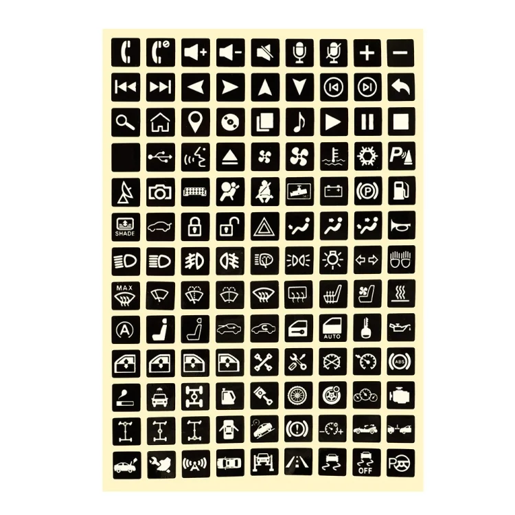 TBD0602285901B_1.webp Car Button Luminous Sticker General PET Waterproof Wear-Resistant Car Sticker - Image 4