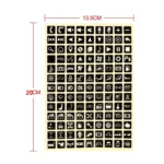 Car Button Luminous Sticker General PET Waterproof Wear-Resistant Car Sticker - Image 5