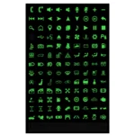 Car Button Luminous Sticker General PET Waterproof Wear-Resistant Car Sticker - Image 2