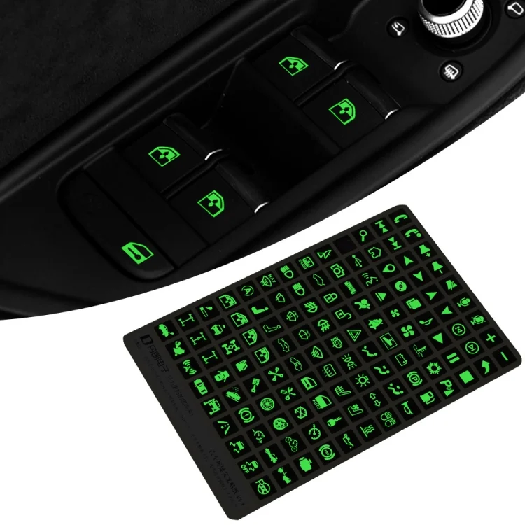 TBD0602285901_B2.webp Car Button Luminous Sticker General PET Waterproof Wear-Resistant Car Sticker - Image 3