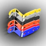 2 PCS Multifunction Motorcycle Modification Accessories Rearview Mirror Lamp Bracket - Image 2