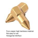 50 PCS Butter Machine Head Copper Universal Steel Tip Pneumatic Oil Nozzle Head - Image 5