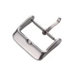 5pcs IP Plated Stainless Steel Pin Buckle Watch Accessories, Color: Silver 12mm - Image 3