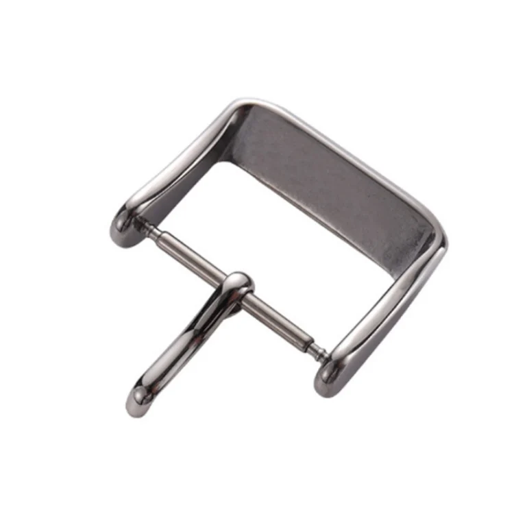 TBD0602304401_B3.webp 5pcs IP Plated Stainless Steel Pin Buckle Watch Accessories, Color: Silver 12mm - Image 4