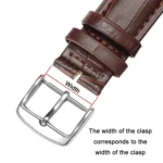 5pcs IP Plated Stainless Steel Pin Buckle Watch Accessories, Color: Silver 12mm - Image 5