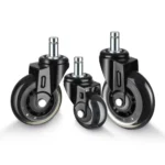 Furniture PU Universal Plug Caster Office Chair Mute Wheel, Size: 3 Inch - Image 2