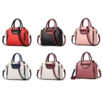 TFZ 572 PU Material Contrast Color Ladies Handbag - Image 2