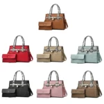 2613 2 In 1 Large Capacity Stone Pattern Bags - Image 2
