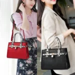 2613 2 In 1 Large Capacity Stone Pattern Bags - Image 7